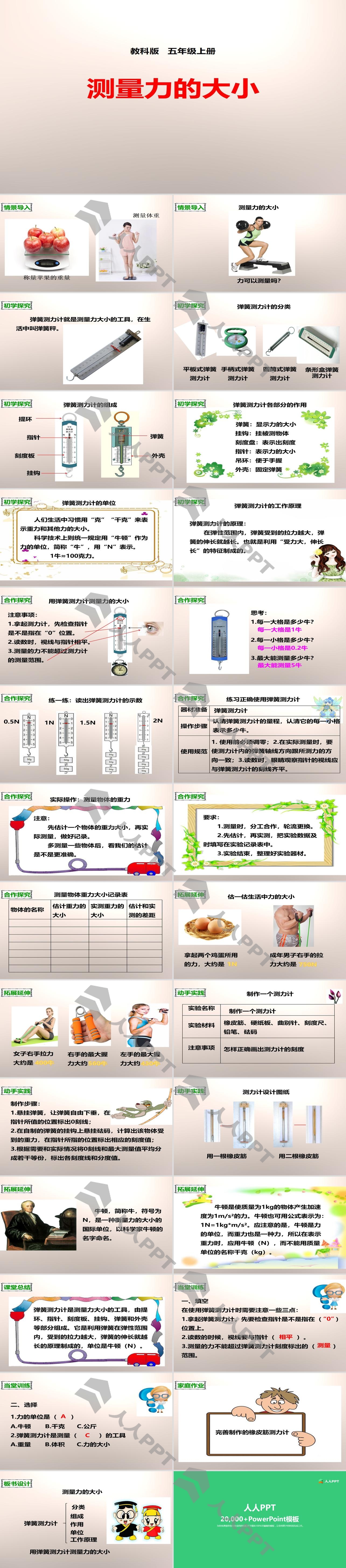 《测量力的大小》运动和力PPT下载长图