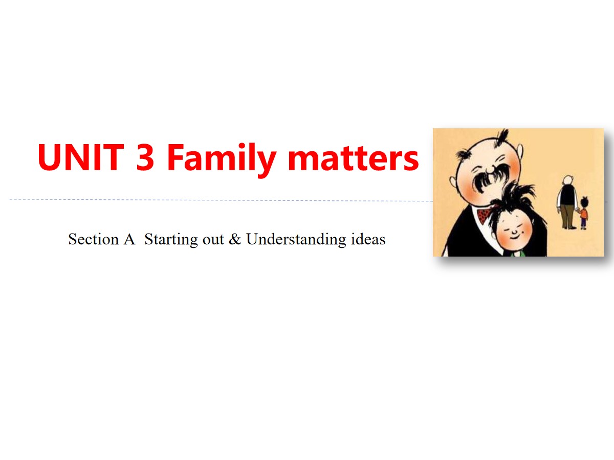 《Family matters》Section A PPT