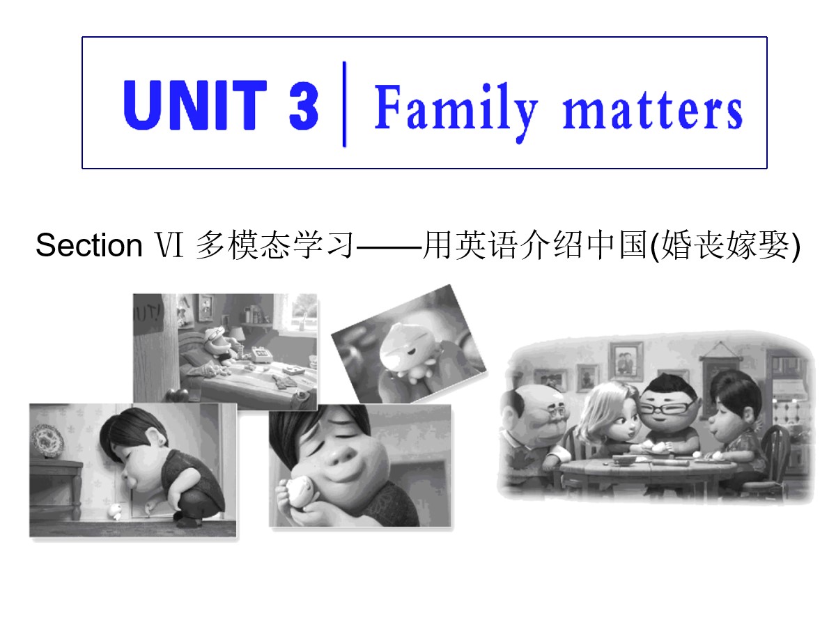 《Family matters》Section Ⅵ PPT课件