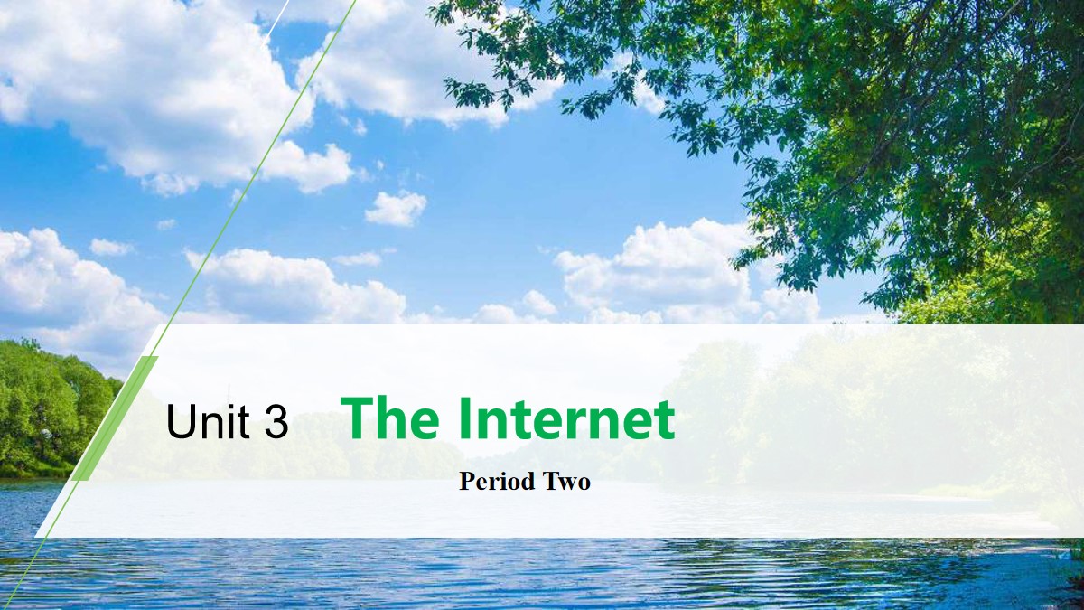 《The Internet》Period Two PPT