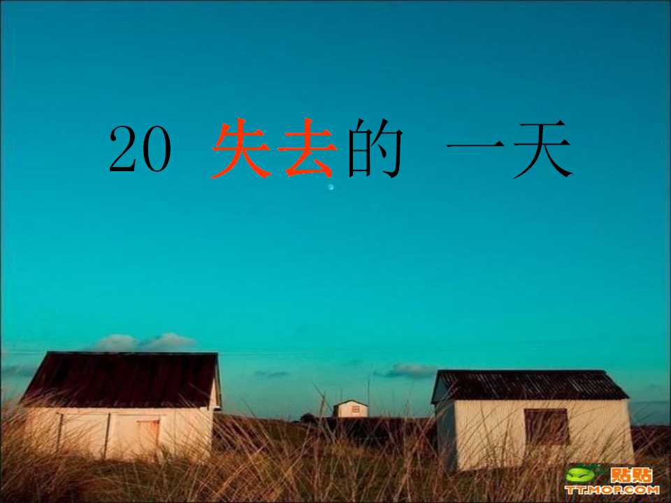 《失去的一天》PPT课件2