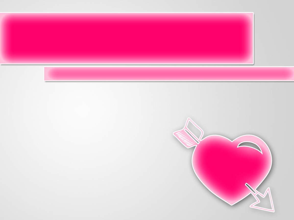 粉色背景PPT模板 爱情主题PPT模板