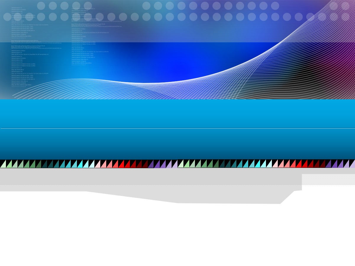 蓝色波浪线背景科技幻灯片模板