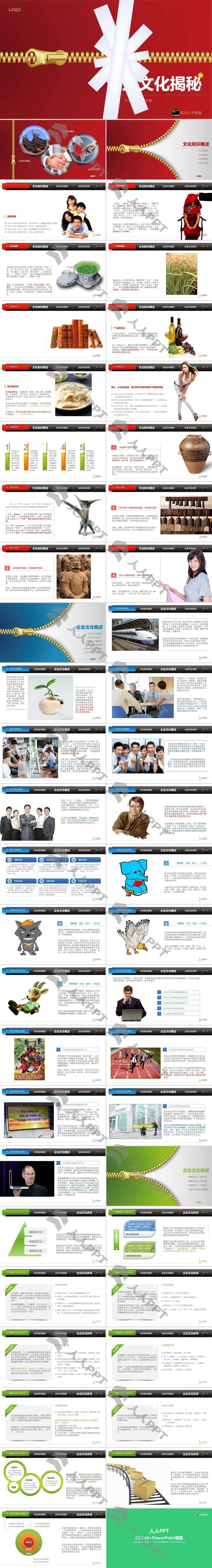 企业文化揭秘――企业高管培训PPT课件模板下载长图