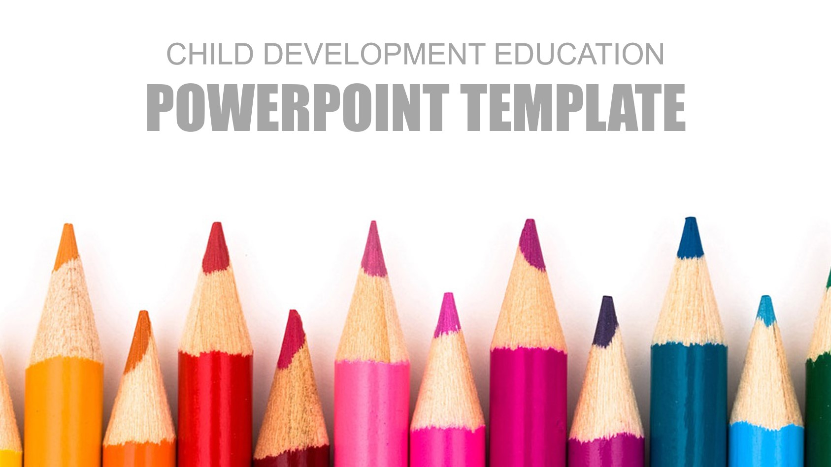 铅笔背景成长教育PPT模板 中小学教育PPT模板