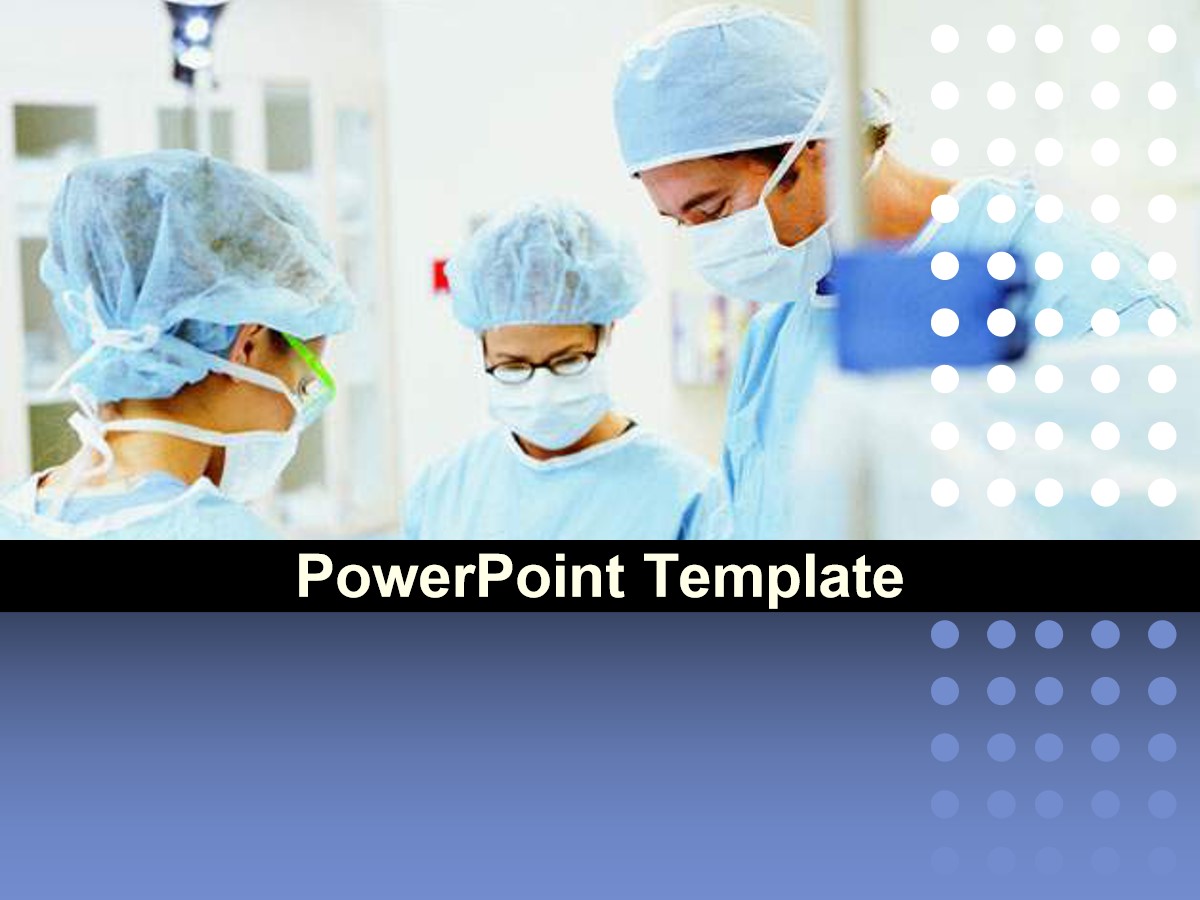 医疗手术PPT背景图片 医院相关主题PPT模板