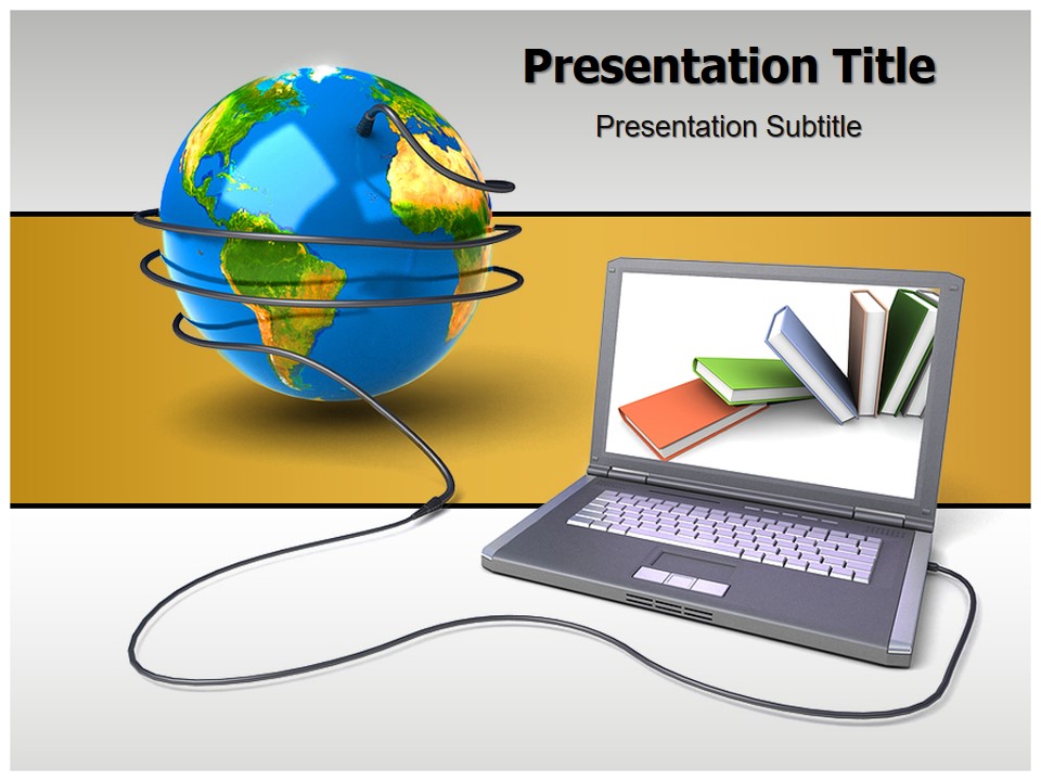 连通世界的internet网络科技PPT模板