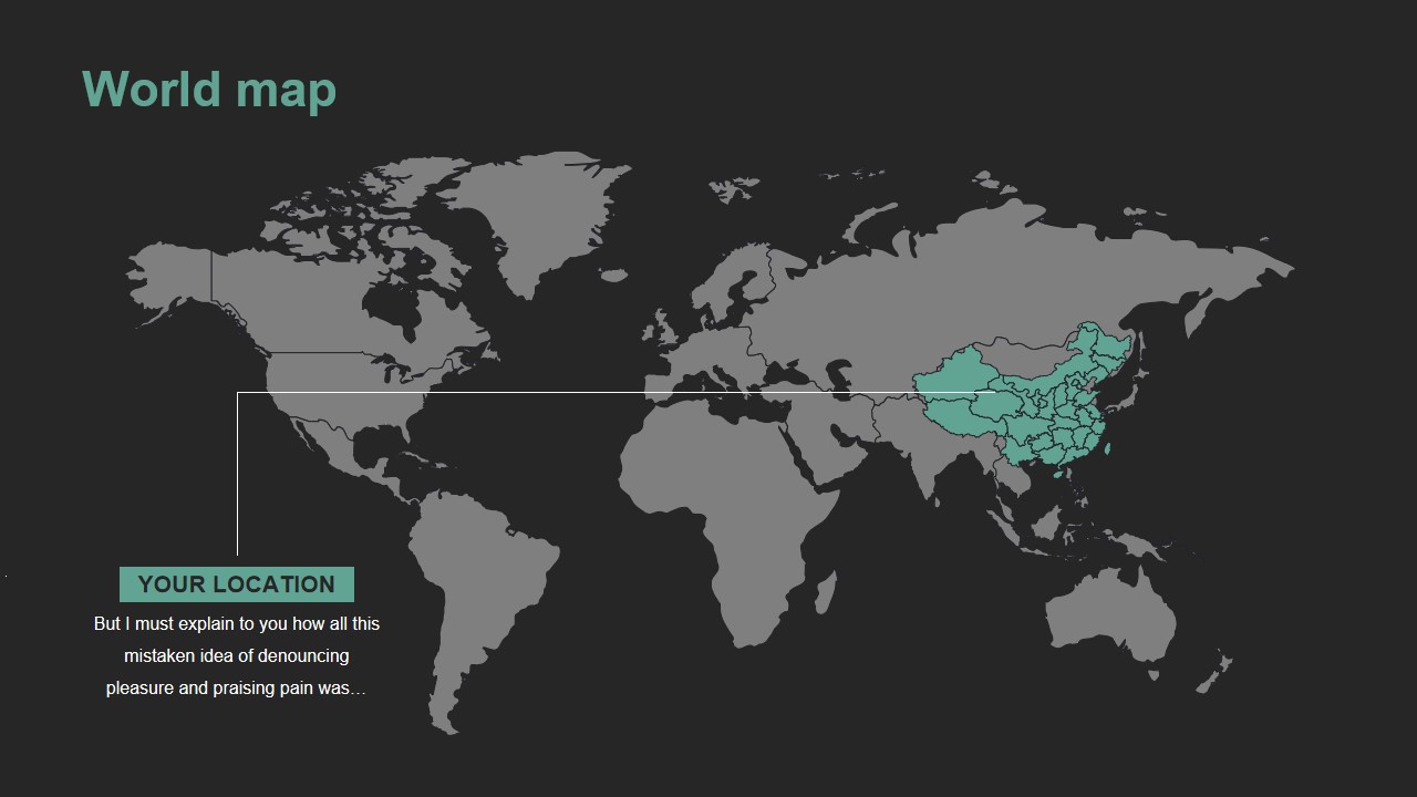 40页世界地图信息图PPT图表