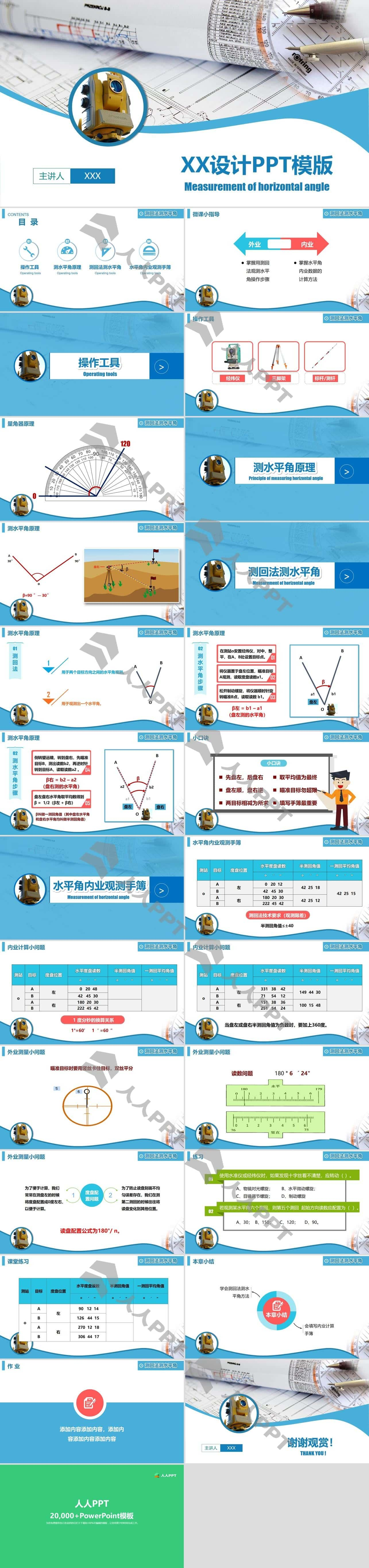 实用毕业答辨PPT模板长图