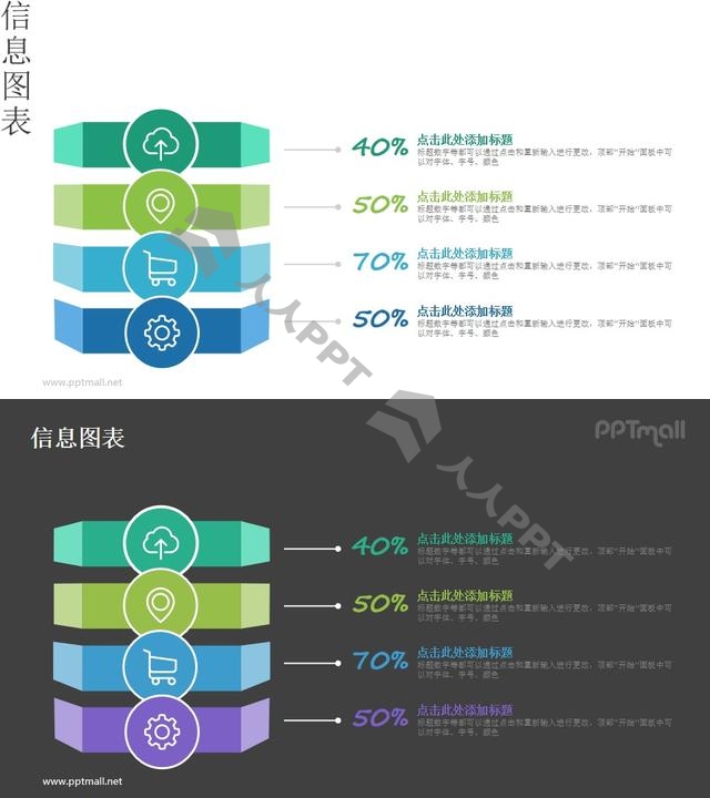 大数据分析专用PPT素材长图