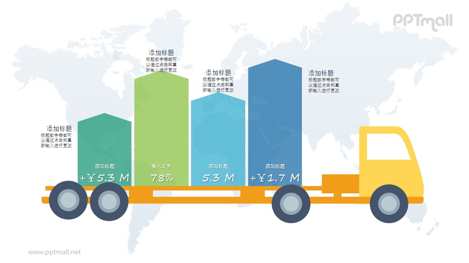 货运物流PPT图示素材