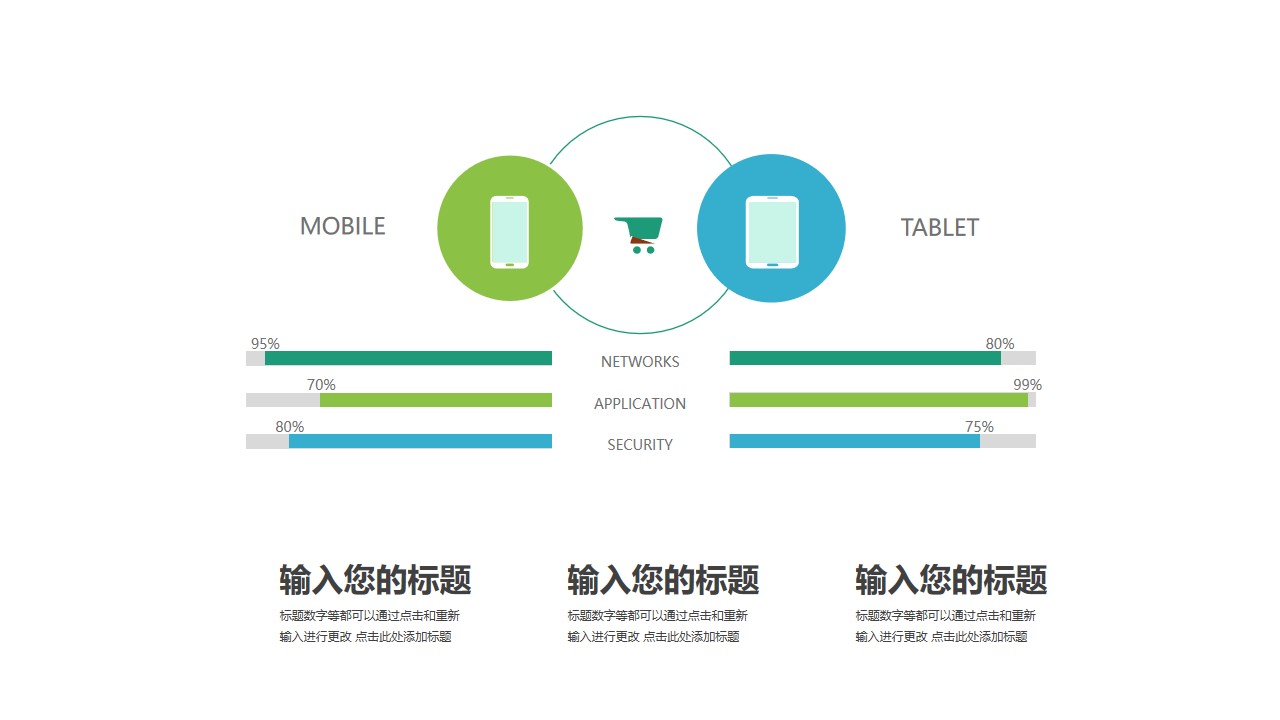 智能设备数据对比分析PPT素材